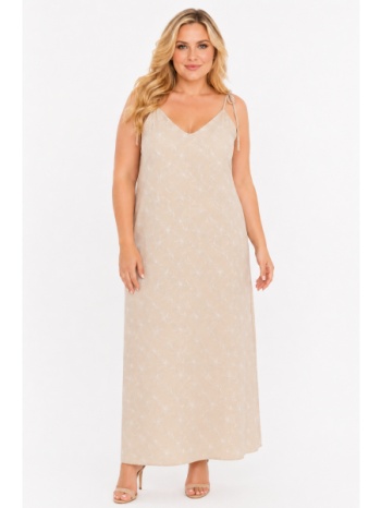 plus size φορεμα maxi τιραντε morena spain sh-92109-26dr
