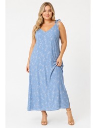 plus size φορεμα maxi τιραντε morena spain sh-92109-26dr