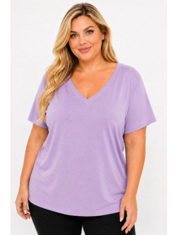 plus size μπλουζα κοντομανικη morena spain sh-31710-26bl