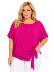 plus size μπλουζα κοντομανικη morena spain sh-31407-26bl