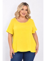 plus size μπλουζα κοντομανικη morena spain sh-31493-26bl
