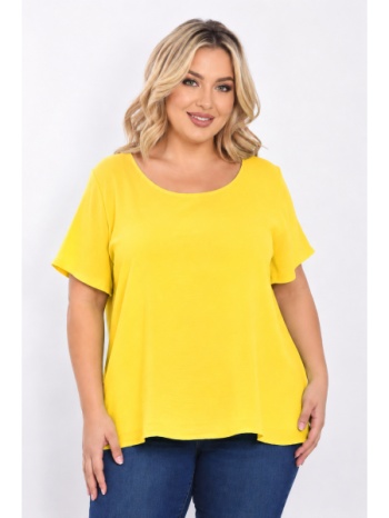 plus size μπλουζα κοντομανικη morena spain sh-31493-26bl