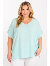 plus size μπλουζα κοντομανικη morena spain sh-31720-26bl
