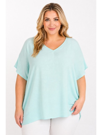 plus size μπλουζα κοντομανικη morena spain sh-31720-26bl