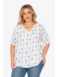 plus size μπλουζα κοντομανικη morena spain sh-31494-26bl