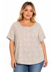 plus size μπλουζα κοντομανικη morena spain sh-31782-26bl