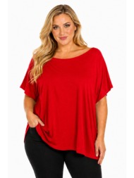 plus size μπλουζα κοντομανικη morena spain sh-31434-26bl