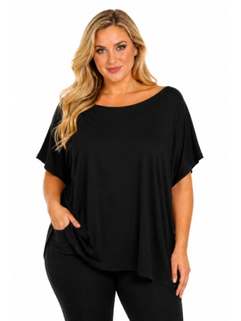 plus size μπλουζα κοντομανικη morena spain sh-31434-26bl