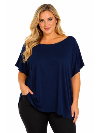plus size μπλουζα κοντομανικη morena spain sh-31434-26bl