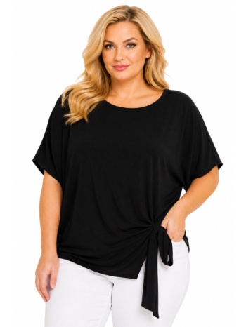 plus size μπλουζα κοντομανικη morena spain sh-31407-26bl