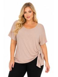 plus size μπλουζα κοντομανικη morena spain sh-31407-26bl