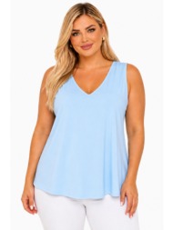 plus size μπλουζα αμανικη morena spain sh-31497-26bl