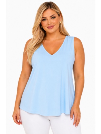 plus size μπλουζα αμανικη morena spain sh-31497-26bl