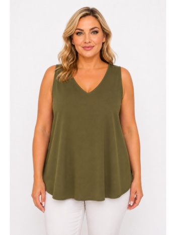 plus size μπλουζα αμανικη morena spain sh-31562-26bl