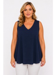 plus size μπλουζα αμανικη morena spain sh-31498-26bl