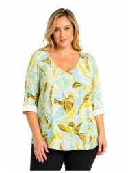 plus size μπλουζα κοντομανικη morena spain sh-31448-26bl