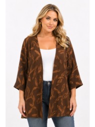 plus size ζακετα κοντομανικη morena spain sh-55137-26ca