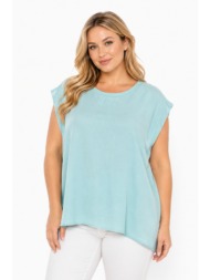 plus size μπλουζα αμανικη morena spain sh-31492-26bl
