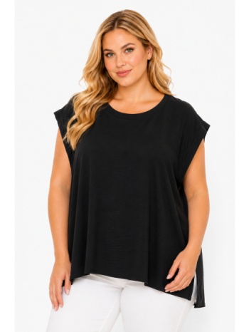 plus size μπλουζα αμανικη morena spain sh-31492-26bl