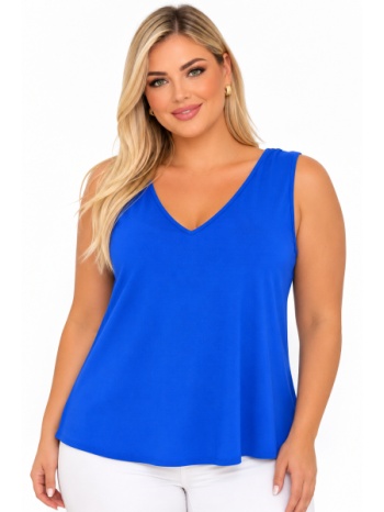 plus size μπλουζα αμανικη morena spain sh-31497-26bl