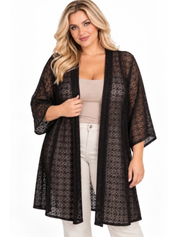 plus size ζακετα κοντομανικη morena spain wh-64976-27ca