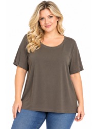 plus size μπλουζα κοντομανικη morena spain wh-31604-27bl
