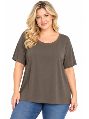plus size μπλουζα κοντομανικη morena spain wh-31604-27bl