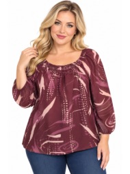 plus size μπλουζα τρουακαρ morena spain wh-31625-27bl