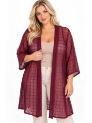 plus size ζακετα κοντομανικη morena spain wh-64976-27ca