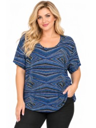 plus size μπλουζα κοντομανικη morena spain wh-31354-27bl