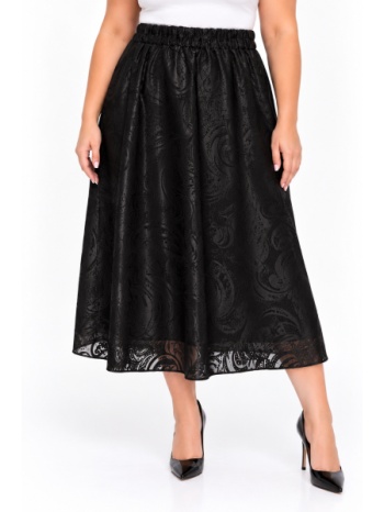plus size φουστα midi morena spain wh-17629-27sk