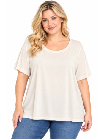 plus size μπλουζα κοντομανικη morena spain wh-31604-27bl