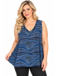plus size μπλουζα αμανικη morena spain wh-31598-27bl