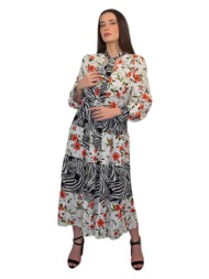 φορεμα maxi floral morena spain sl-12217jr-24dr