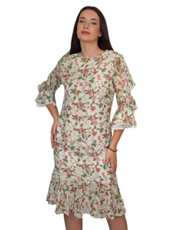 φορεμα midi floral morena spain sm-651098-24dr