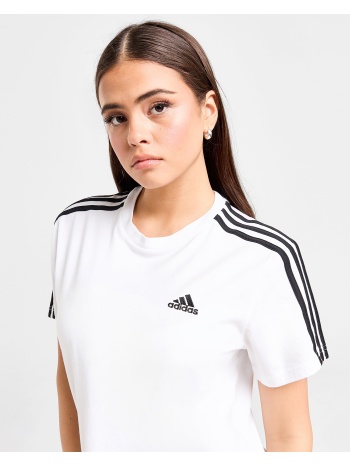 adidas 3-stripes badge of sport crop γυναικείο t-shirt