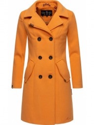 marikoo ανοιξιάτικο και φθινοπωρινό παλτό `nanakoo` πορτοκαλί / μαύρο εξωτερικό υλικό:πολυακρυλικό -