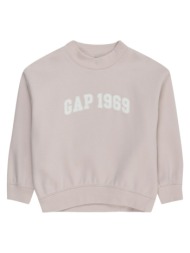 gap μπλούζα φούτερ πούδρα / offwhite υλικό:βαμβάκι=77%,πολυεστέρας - pes=23%