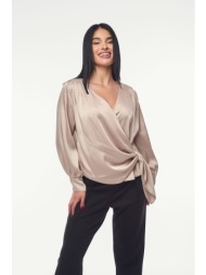 μπλουζα σατεν με δεσιμο ...