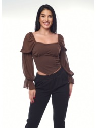 μπλουζα με διαφανεια ...