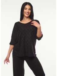 μπλουζα με πουα αναγλυφο ...