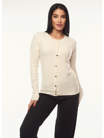 ζακετα με χρυσα φερμουαρ εκρου εκρού σε προσφορά