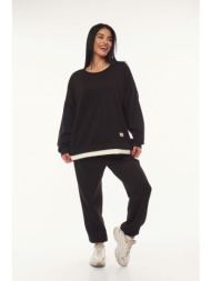 σετ μπλουζα & παντελονα μαυρο μαύρο