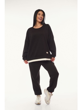 σετ μπλουζα & παντελονα μαυρο μαύρο σε προσφορά