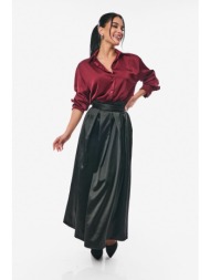 φουστα σατεν με ζωνη ...