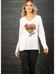 μπλουζα με ανοιγματα και ...