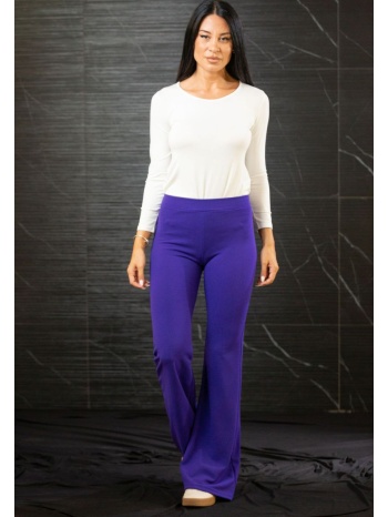 παντελονι καμπανα μοβ σε προσφορά