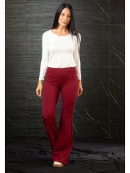 παντελονι καμπανα μπορντό