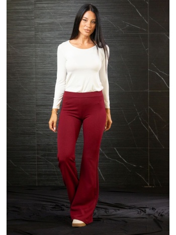 παντελονι καμπανα μπορντό σε προσφορά