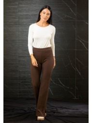 παντελονι καμπανα καφέ